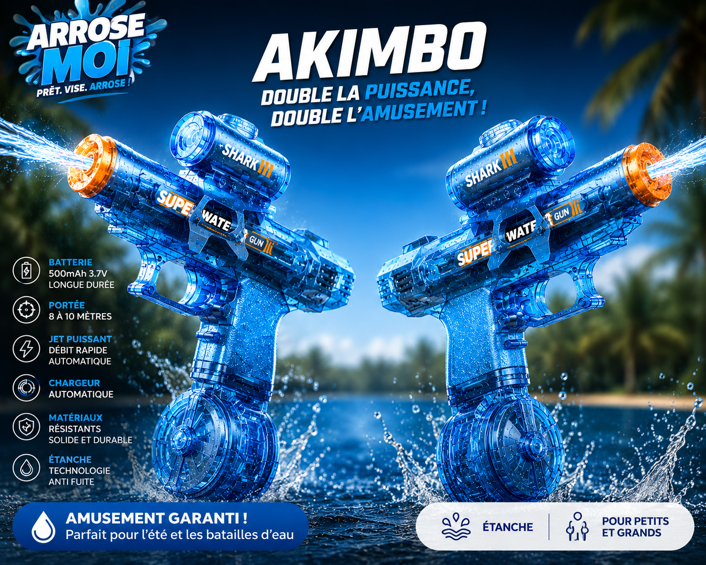 Akimbo Blue Fury